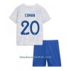 Conjunto (Camiseta+Pantalón Corto) Francia Kingsley Coman 20 Segunda Equipación Mundial 2022 - Niño